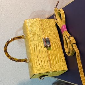Chartreuse Alligator Bag
